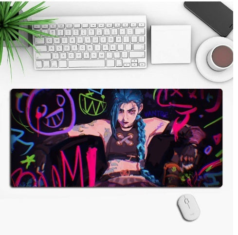 Anime Gaming Mouse Pad - Large Extended Desk Mat with Non-Slip Rubber Base