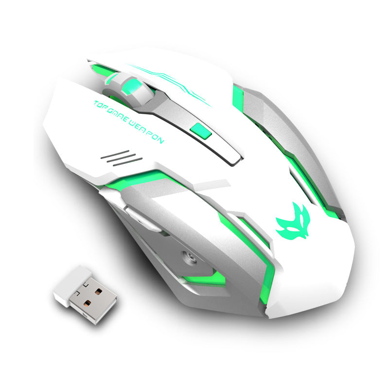 Ninpo Tech T1 Wireless Silent Gaming Mouse - Rechargeable 1600 DPI
