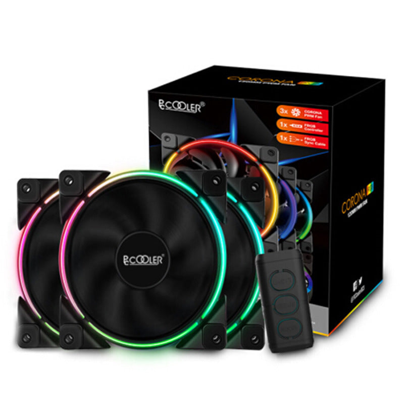 RGB Fans  3-Pack High-Speed Cooling Kit with Dynamic Lighting & Silent Performance