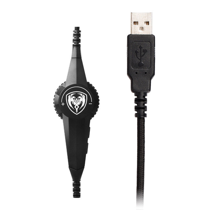 Somic G941 USB Wired Gaming Headset with Mic – Surround Sound, Noise Cancelling, RGB Lighting