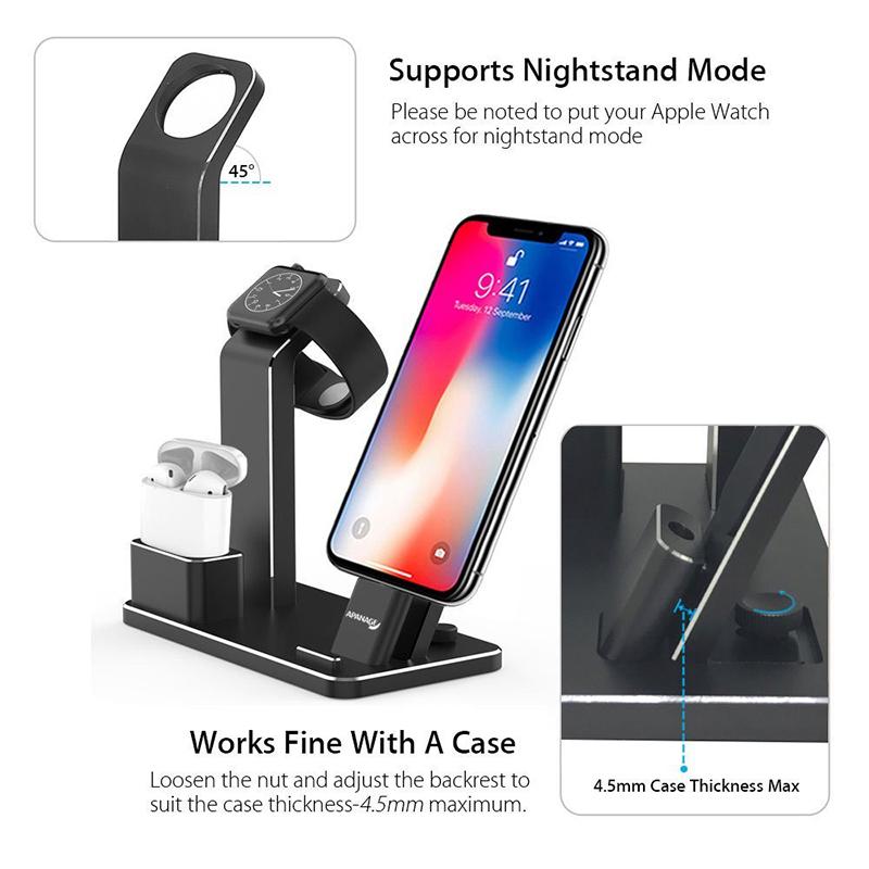 4-in-1 Wireless Charging Station - AirPods & Multi-Device Dock