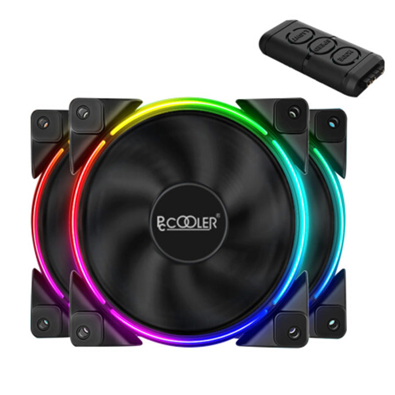 RGB Fans  3-Pack High-Speed Cooling Kit with Dynamic Lighting & Silent Performance