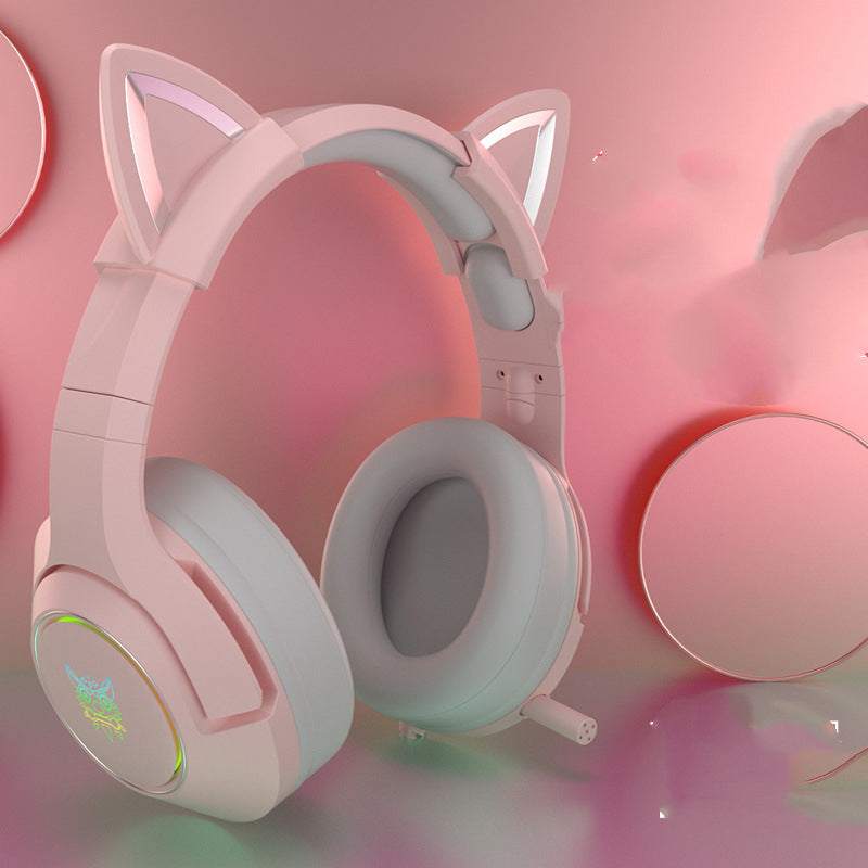 Cute Gaming Headset with Microphone 🎀🎧