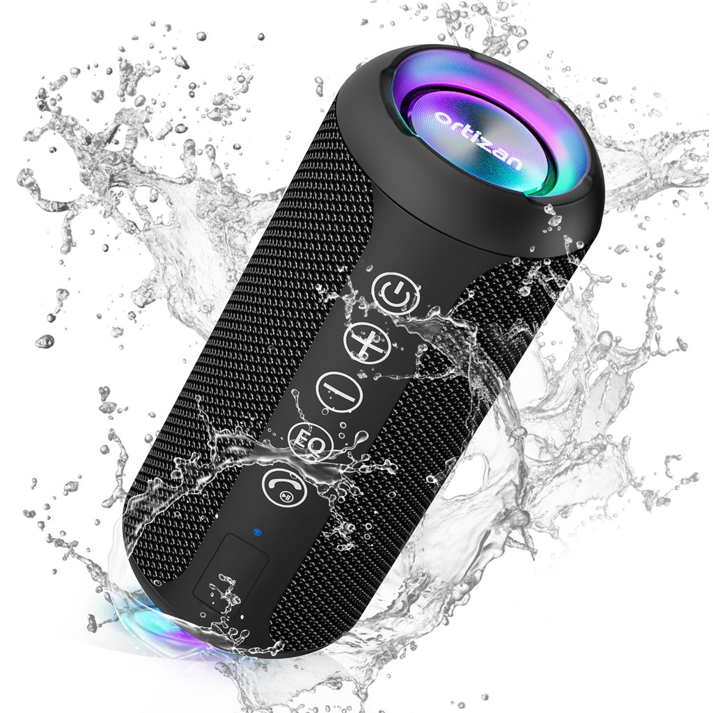 Portable Bluetooth Speaker - Wireless Subwoofer with SD Card Slot & Hands-Free Calling