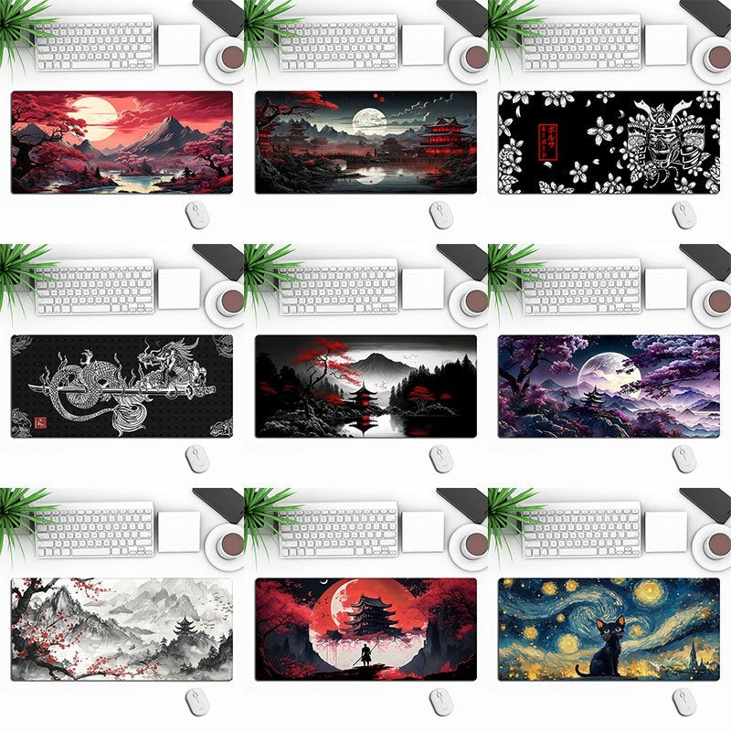 Anime Gaming Mouse Pad - Large Extended Desk Mat with Non-Slip Rubber Base
