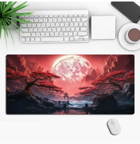 Anime Gaming Mouse Pad - Large Extended Desk Mat with Non-Slip Rubber Base