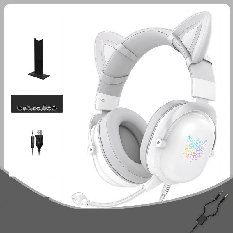 Cute Gaming Headset with Microphone 🎀🎧