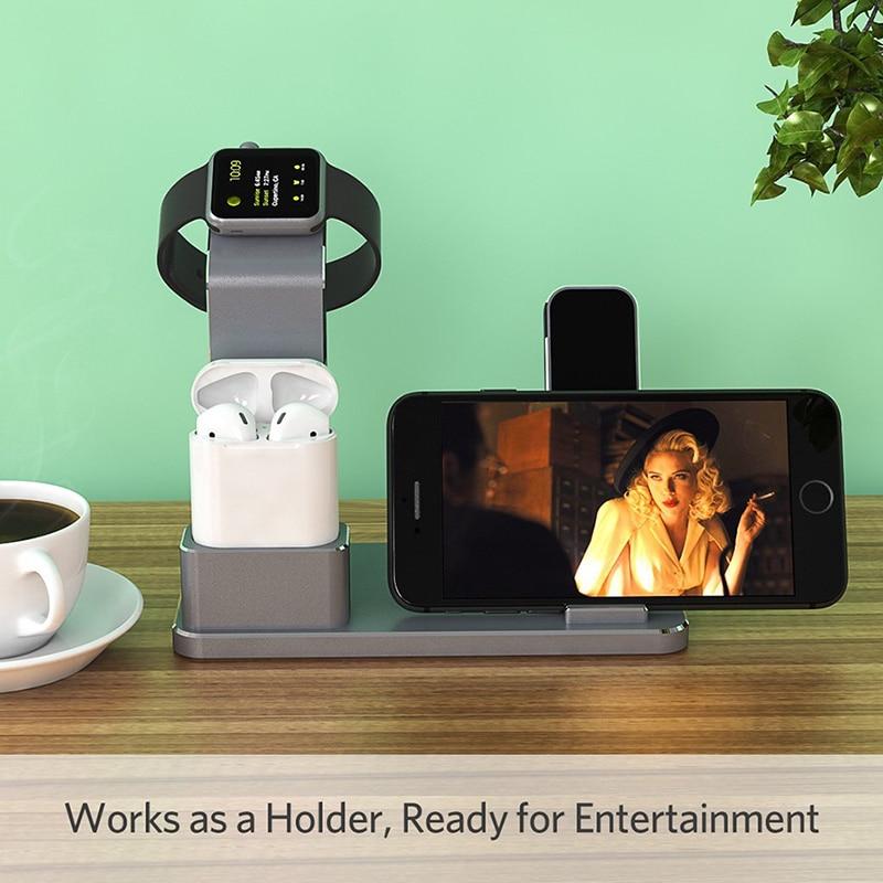 4-in-1 Wireless Charging Station - AirPods & Multi-Device Dock
