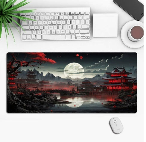 Anime Gaming Mouse Pad - Large Extended Desk Mat with Non-Slip Rubber Base