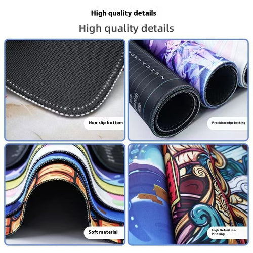 Anime Gaming Mouse Pad - Large Extended Desk Mat with Non-Slip Rubber Base