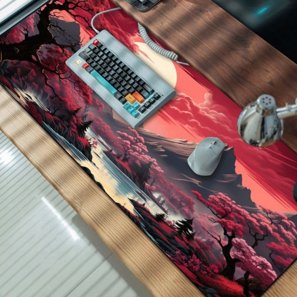 Anime Gaming Mouse Pad - Large Extended Desk Mat with Non-Slip Rubber Base