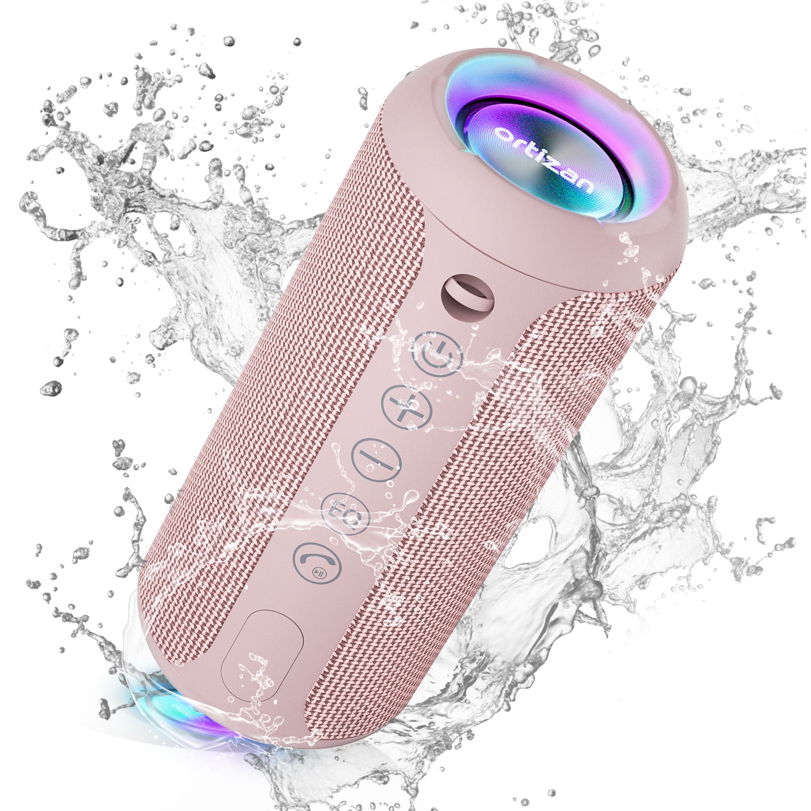 Portable Bluetooth Speaker - Wireless Subwoofer with SD Card Slot & Hands-Free Calling