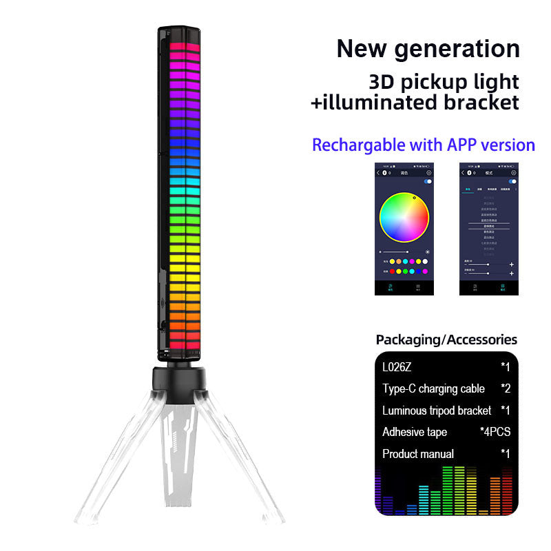 Ninpo Tech RGB Rhythm Light Bar - Music Sync LED Atmosphere Light with App Control