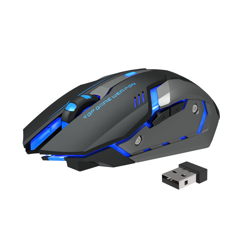Ninpo Tech T1 Wireless Silent Gaming Mouse - Rechargeable 1600 DPI