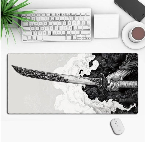 Anime Gaming Mouse Pad - Large Extended Desk Mat with Non-Slip Rubber Base