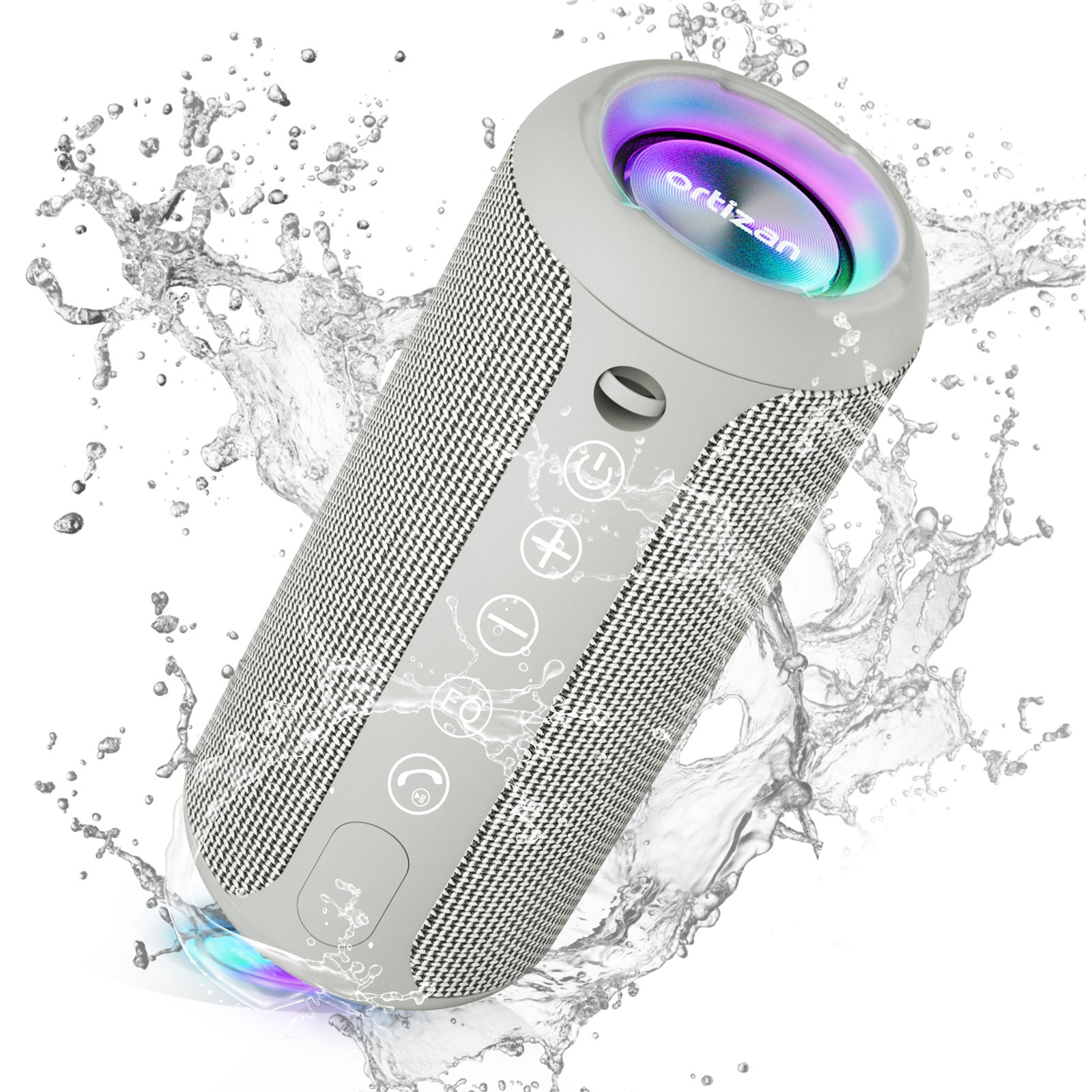 Portable Bluetooth Speaker - Wireless Subwoofer with SD Card Slot & Hands-Free Calling