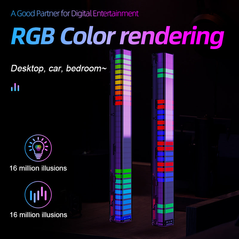 Ninpo Tech RGB Rhythm Light Bar - Music Sync LED Atmosphere Light with App Control