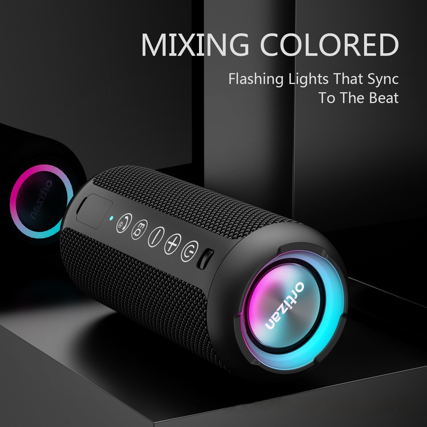 Portable Bluetooth Speaker - Wireless Subwoofer with SD Card Slot & Hands-Free Calling