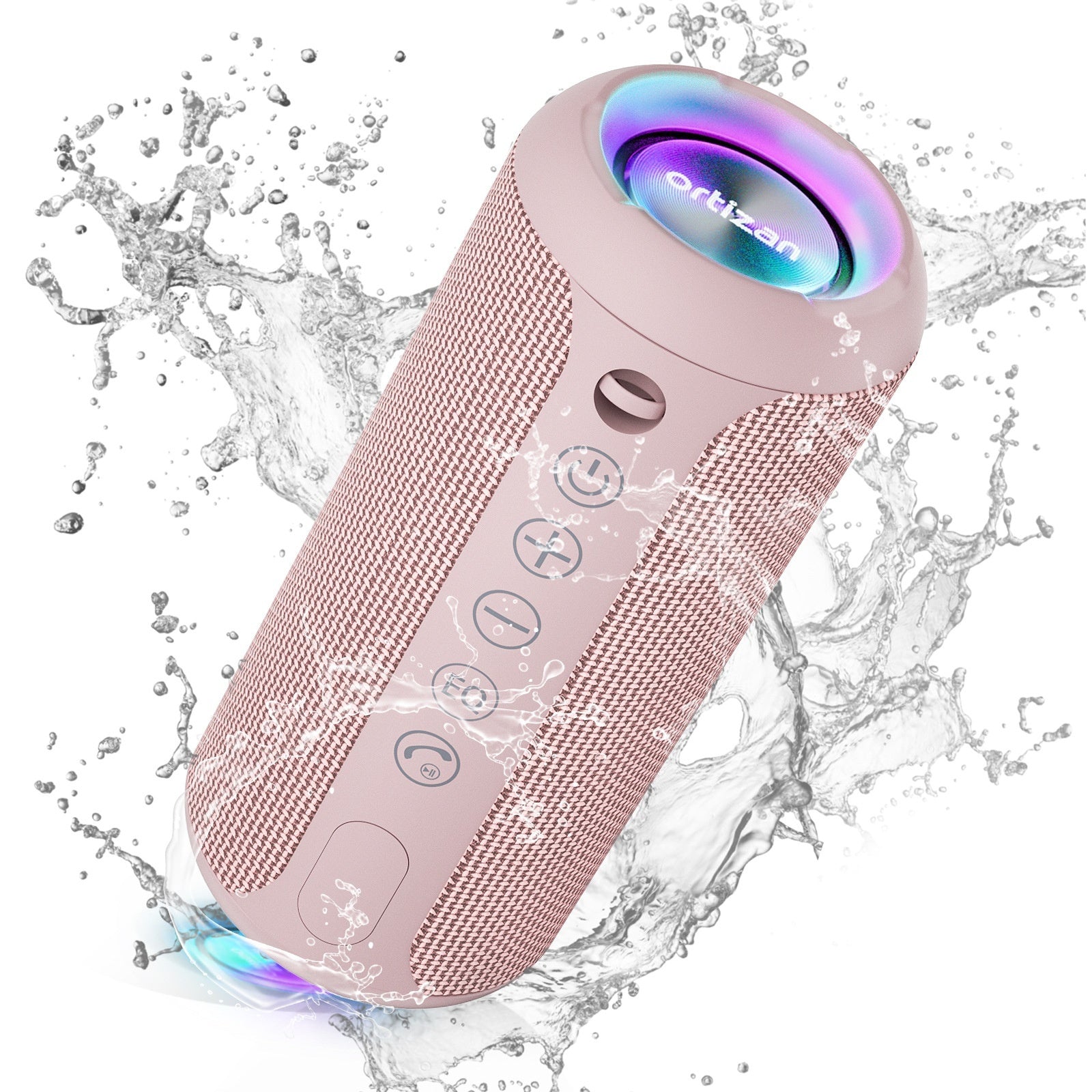 Portable Bluetooth Speaker - Wireless Subwoofer with SD Card Slot & Hands-Free Calling