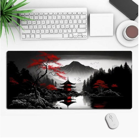 Anime Gaming Mouse Pad - Large Extended Desk Mat with Non-Slip Rubber Base